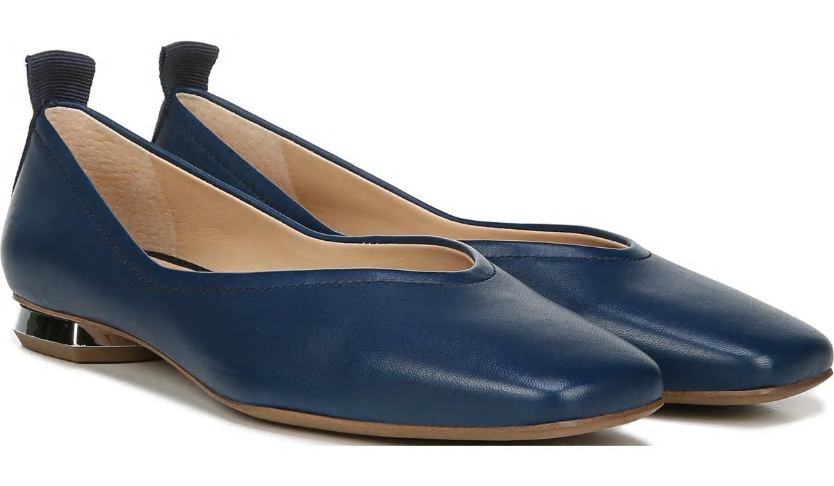 Franco Sarto Franco Ailee Flat Lapis Blue Leather