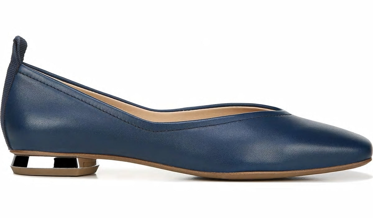Franco Sarto Franco Ailee Flat Lapis Blue Leather