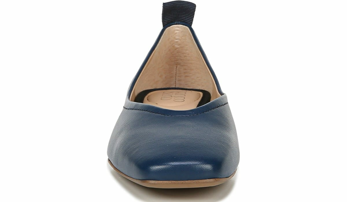 Franco Sarto Franco Ailee Flat Lapis Blue Leather