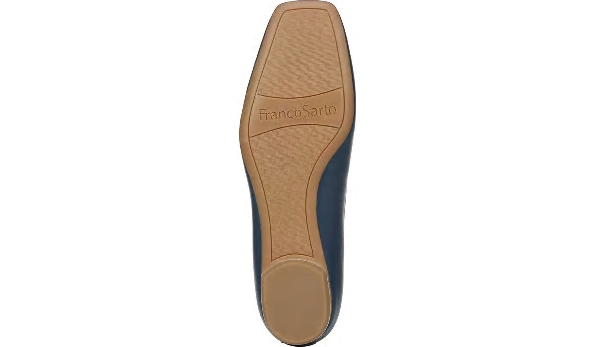 Franco Sarto Franco Ailee Flat Lapis Blue Leather