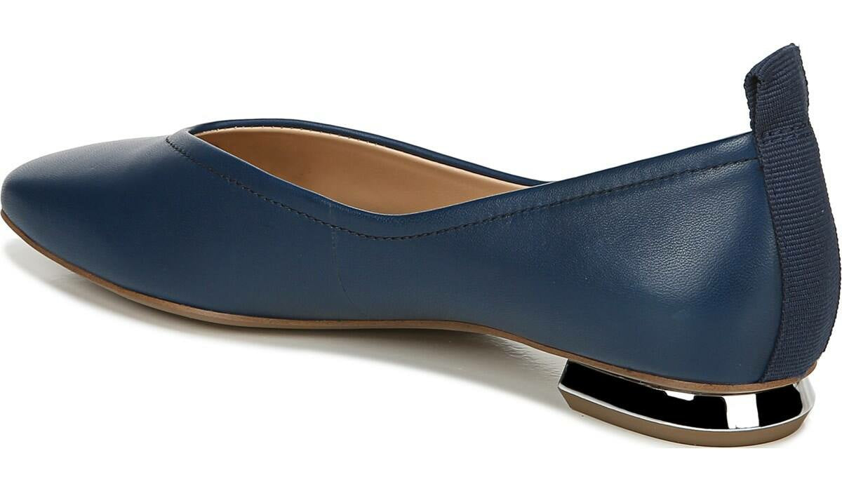 Franco Sarto Franco Ailee Flat Lapis Blue Leather