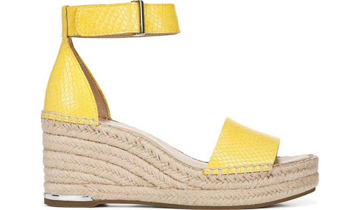 Franco Sarto Franco Clemens 4 Espadrille Wedge Sandal Yellow