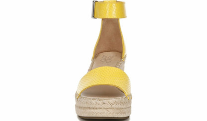 Franco Sarto Franco Clemens 4 Espadrille Wedge Sandal Yellow