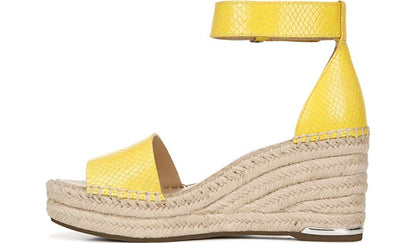 Franco Sarto Franco Clemens 4 Espadrille Wedge Sandal Yellow