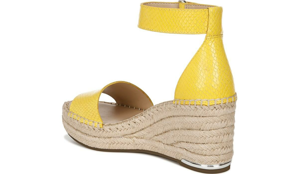 Franco Sarto Franco Clemens 4 Espadrille Wedge Sandal Yellow