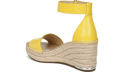 Franco Sarto Franco Clemens 4 Espadrille Wedge Sandal Yellow