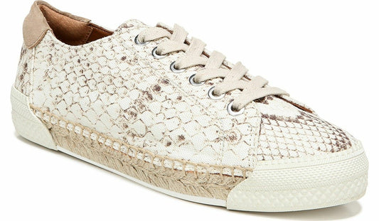 Franco Sarto Franco Lessia 2 Lace Up Sneaker Natural Snake Canvas