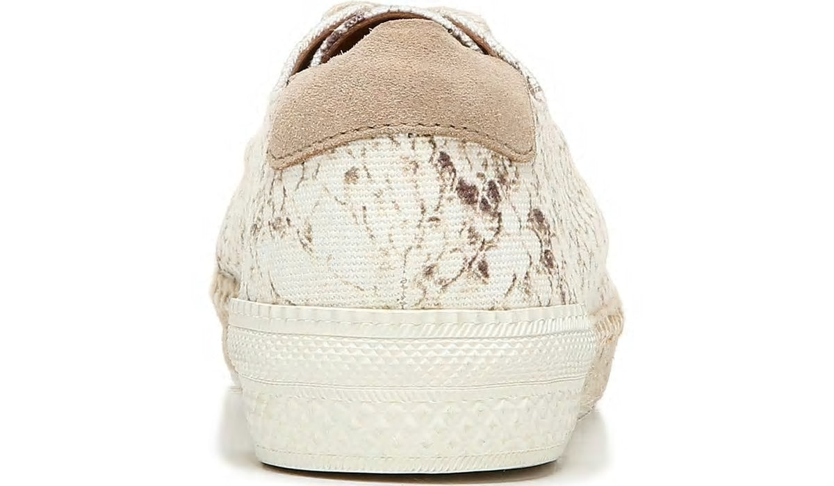 Franco Sarto Franco Lessia 2 Lace Up Sneaker Natural Snake Canvas