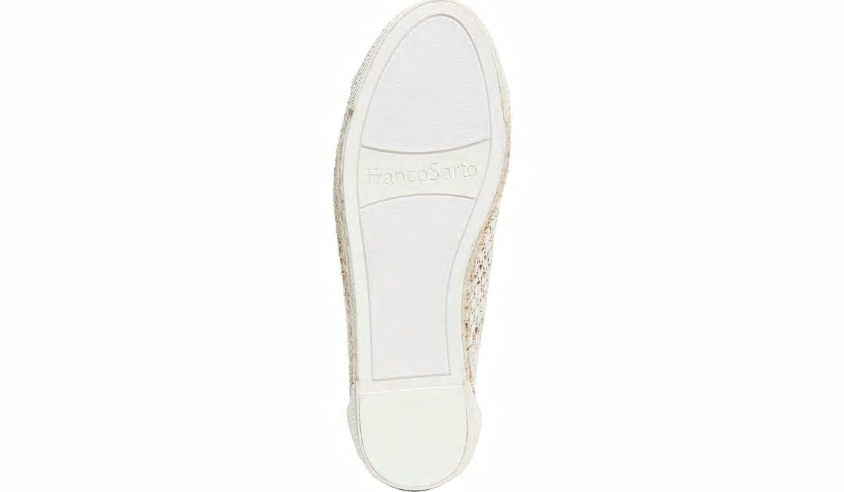 Franco Sarto Franco Lessia 2 Lace Up Sneaker Natural Snake Canvas