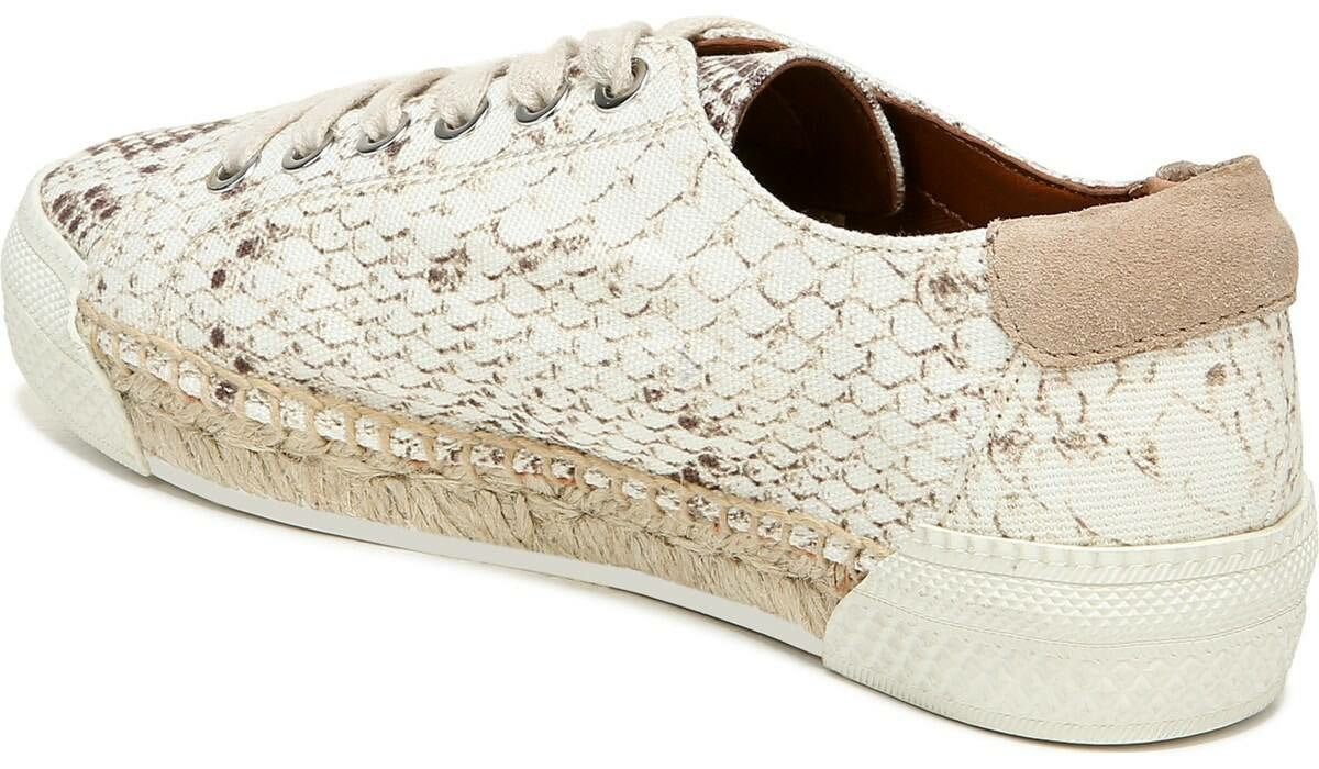 Franco Sarto Franco Lessia 2 Lace Up Sneaker Natural Snake Canvas