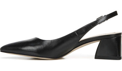 Franco Sarto Franco Racer Slingback Pump Black Leather