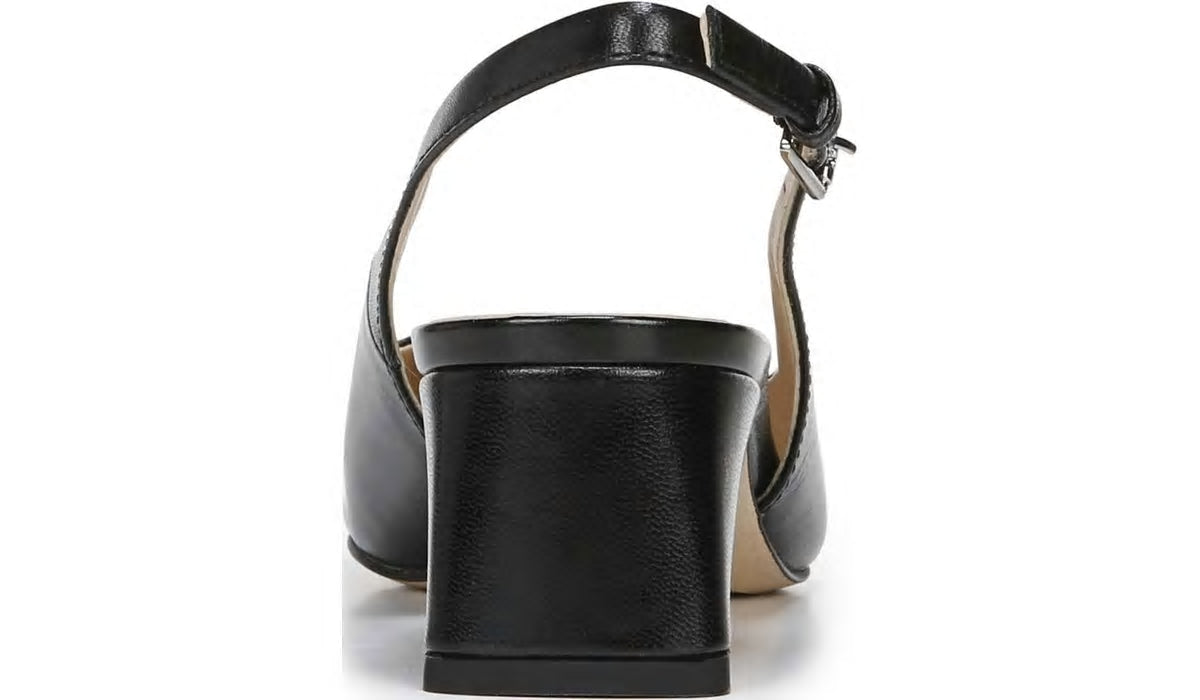 Franco Sarto Franco Racer Slingback Pump Black Leather