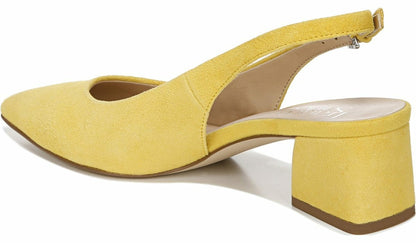 Franco Sarto Franco Racer Slingback Pump Yellow Suede
