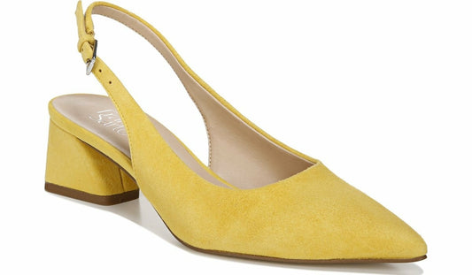 Franco Sarto Franco Racer Slingback Pump Yellow Suede