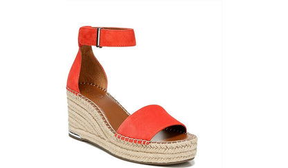 Franco Sarto Franco Clemens Espadrille Wedge Sandal Tangel Suede