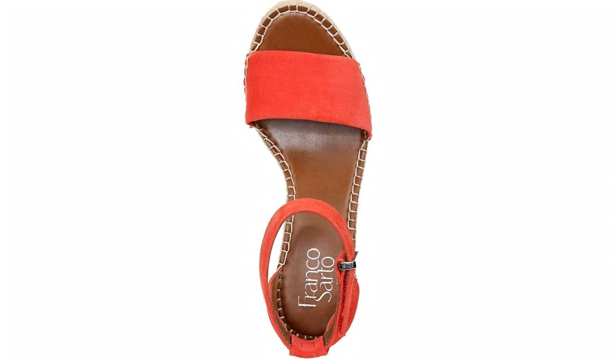 Franco Sarto Franco Clemens Espadrille Wedge Sandal Tangel Suede