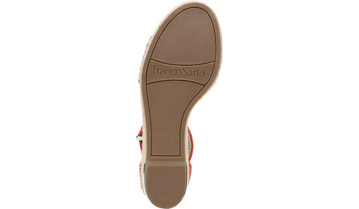 Franco Sarto Franco Clemens Espadrille Wedge Sandal Tangel Suede