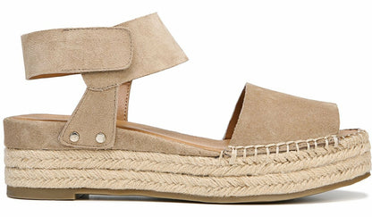 Franco Sarto Sarto Oak Espadrille Sandal Dark Sand Suede