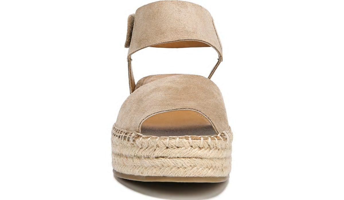 Franco Sarto Sarto Oak Espadrille Sandal Dark Sand Suede