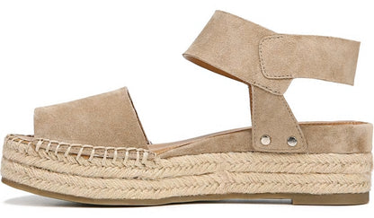 Franco Sarto Sarto Oak Espadrille Sandal Dark Sand Suede