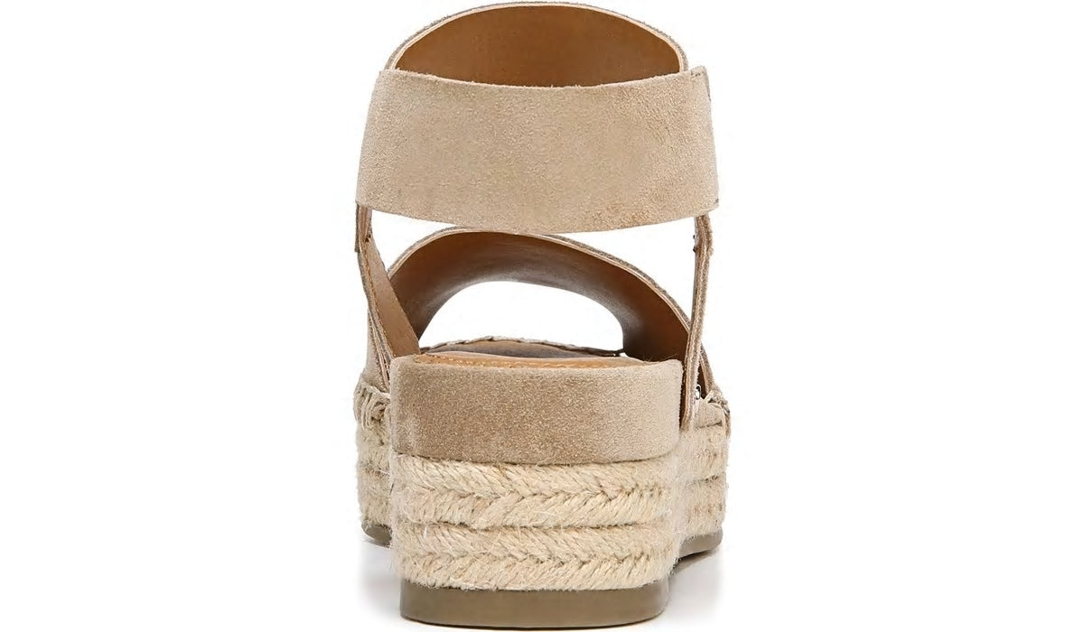 Franco Sarto Sarto Oak Espadrille Sandal Dark Sand Suede