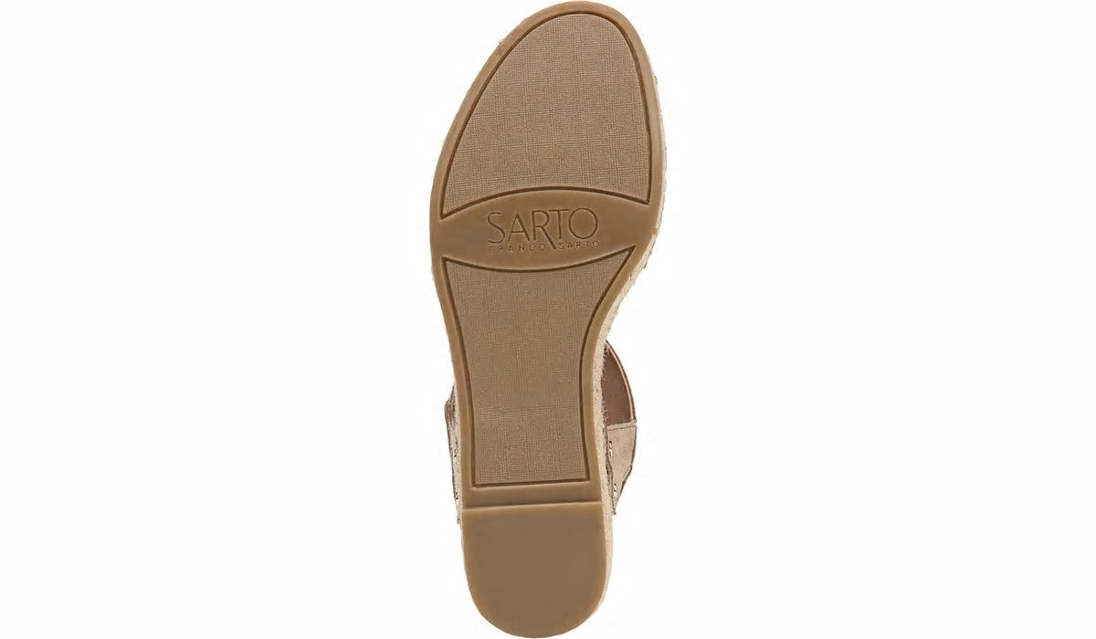 Franco Sarto Sarto Oak Espadrille Sandal Dark Sand Suede