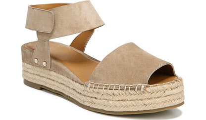 Franco Sarto Sarto Oak Espadrille Sandal Dark Sand Suede