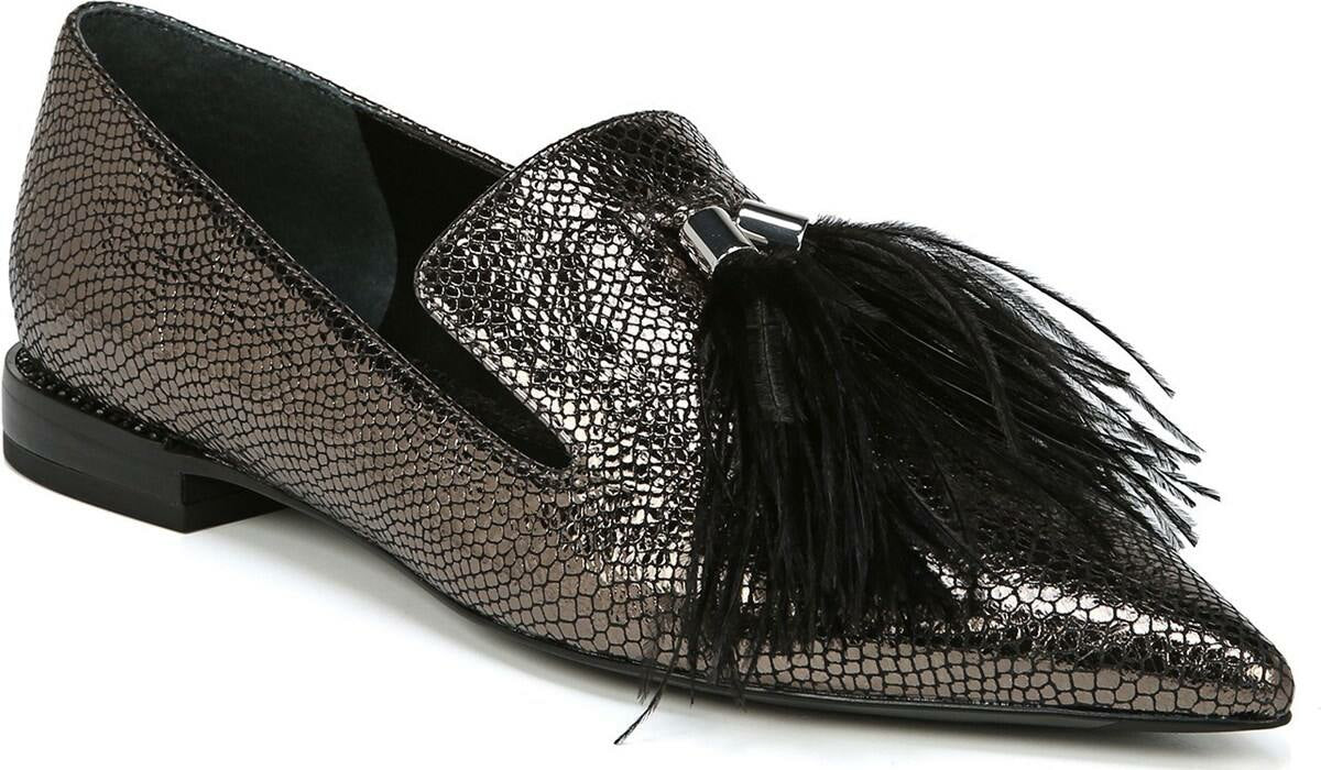 Franco Sarto Sarto Topaz 5 Loafer Pewter Leather
