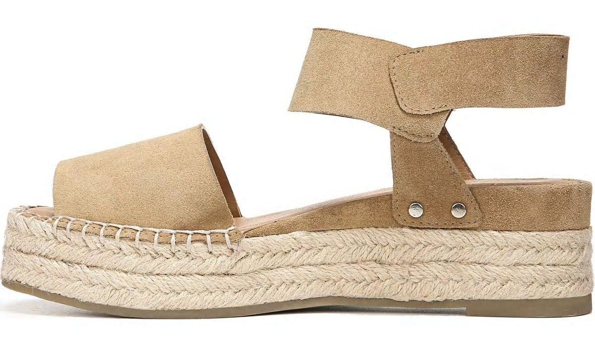 Franco Sarto Sarto Oak Espadrille Sandal Toasted Barley Suede