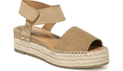Franco Sarto Sarto Oak Espadrille Sandal Toasted Barley Suede