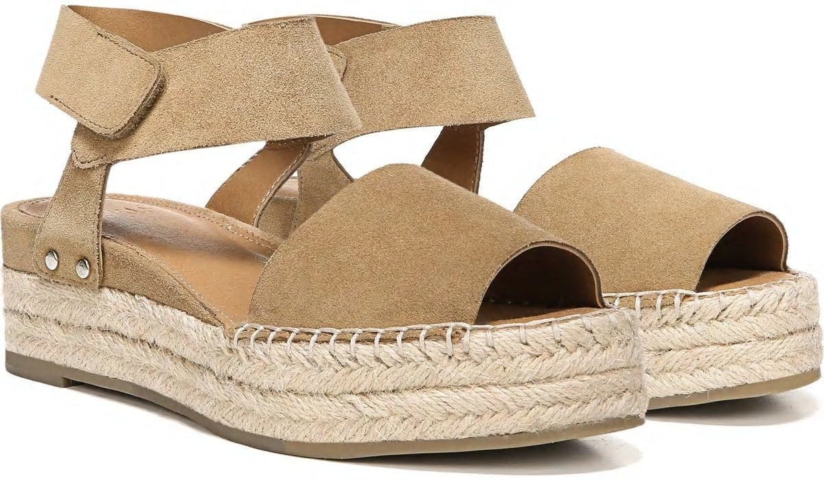Franco Sarto Sarto Oak Espadrille Sandal Toasted Barley Suede