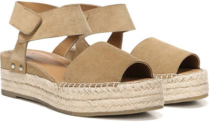 Franco Sarto Sarto Oak Espadrille Sandal Toasted Barley Suede