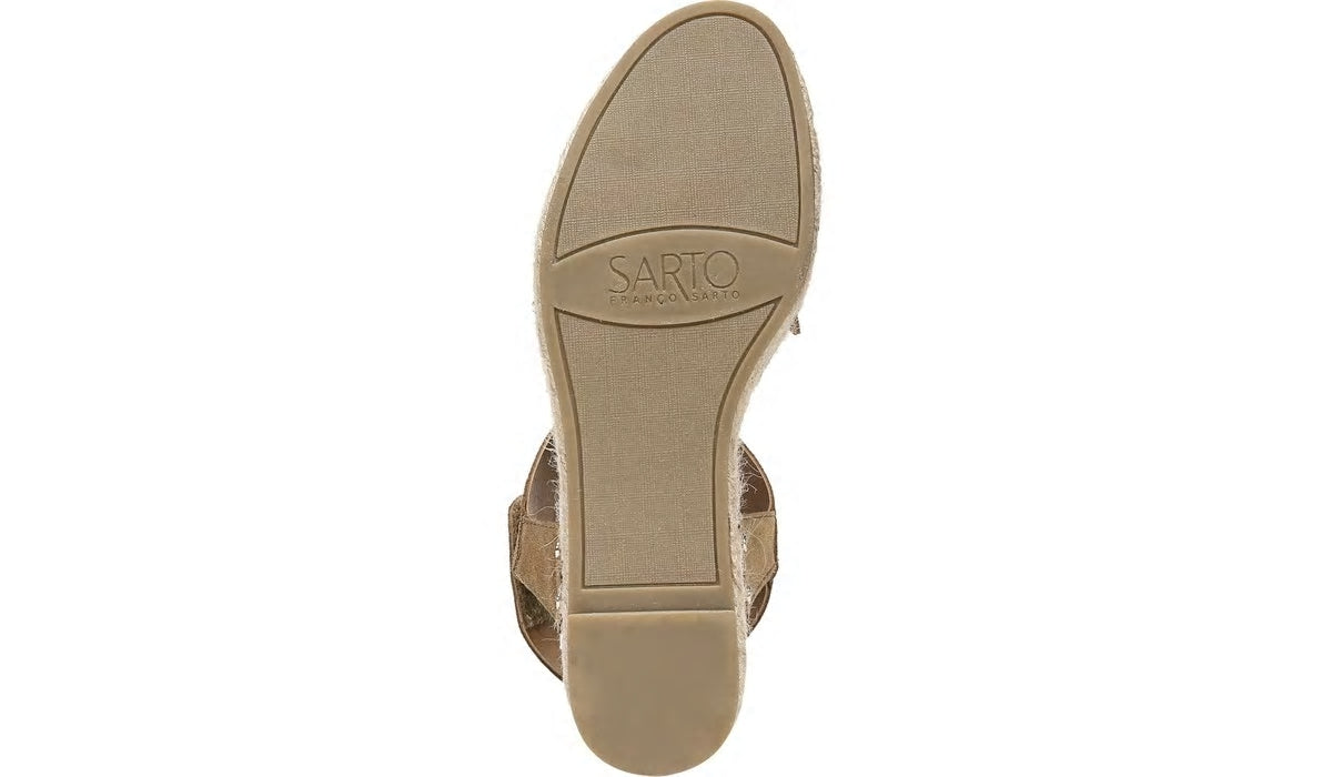 Franco Sarto Sarto Oak Espadrille Sandal Toasted Barley Suede