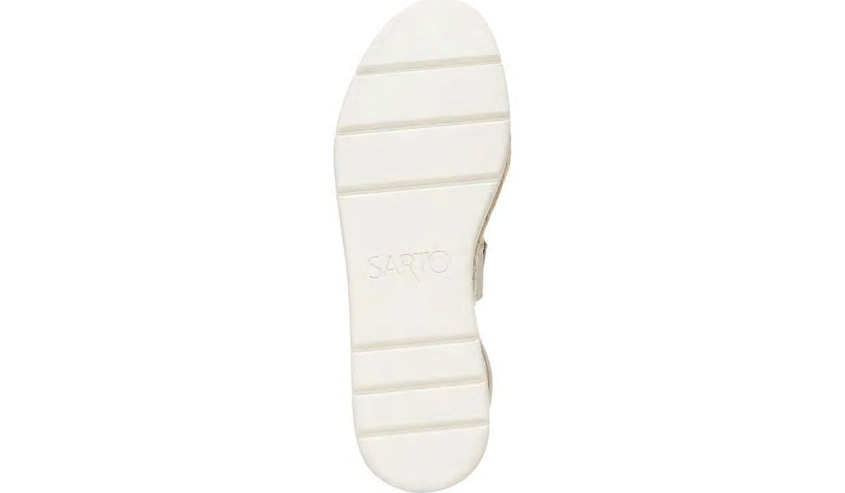 Franco Sarto Sarto Calvin Wedge Sandal Putty Leather