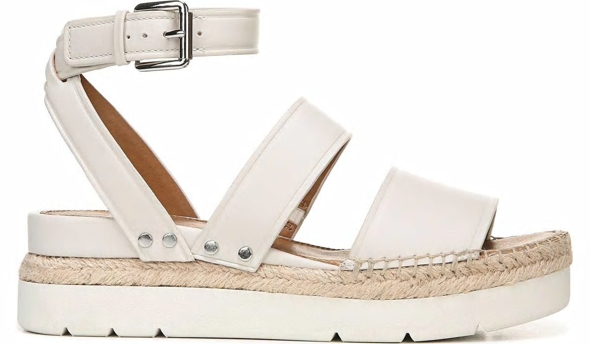Franco Sarto Sarto Calvin Wedge Sandal Putty Leather
