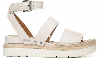 Franco Sarto Sarto Calvin Wedge Sandal Putty Leather