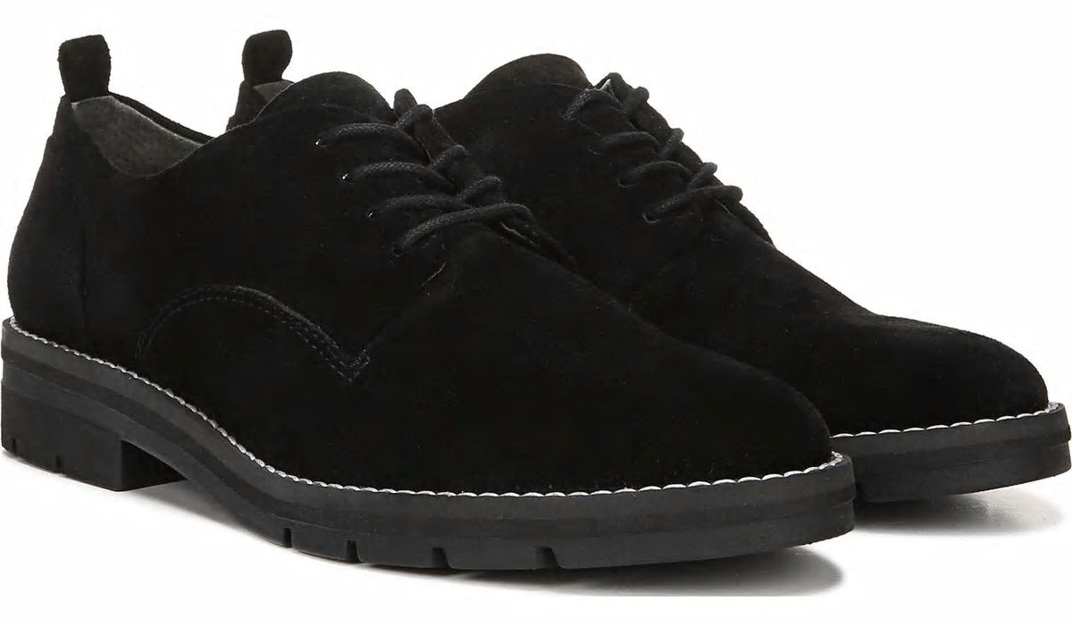 Franco Sarto Sarto Ilse Oxford Black Suede