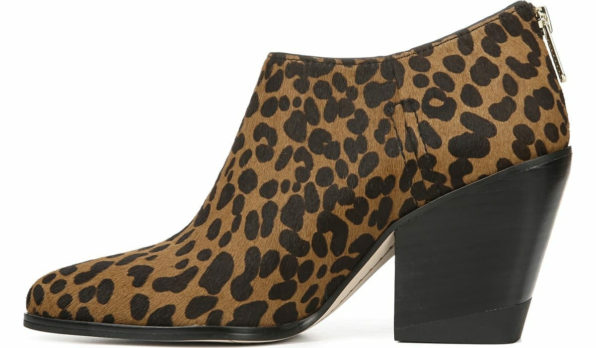 Franco Sarto Sarto Kieran Bootie Leopard Print Calf Hair