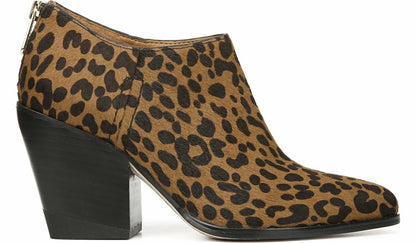 Franco Sarto Sarto Kieran Bootie Leopard Print Calf Hair