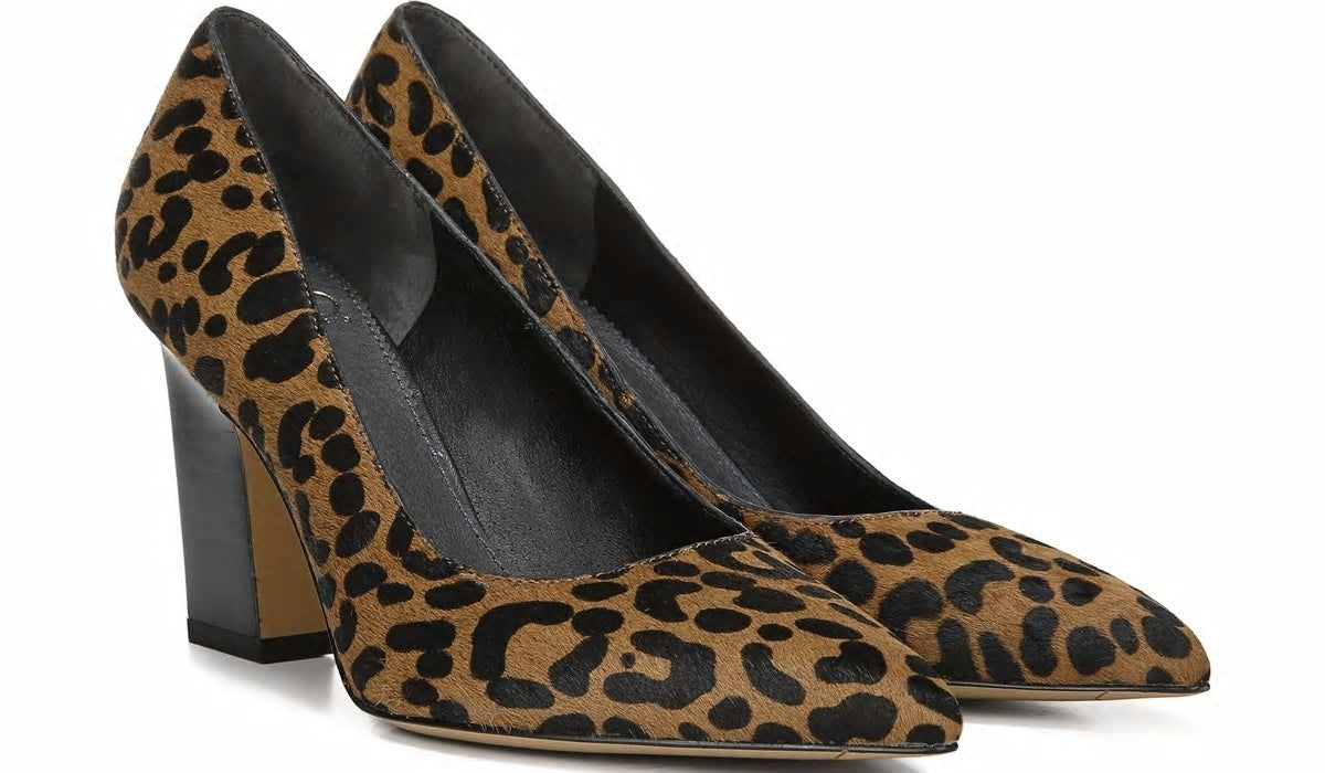 Franco Sarto Sarto Sasha Pump Leopard Print Calf Hair
