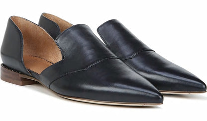 Franco Sarto Sarto Toby D'Orsay Flat Navy Leather