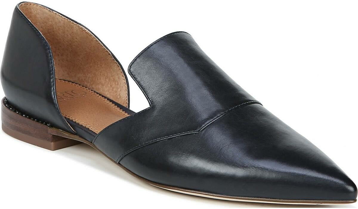 Franco Sarto Sarto Toby D'Orsay Flat Navy Leather