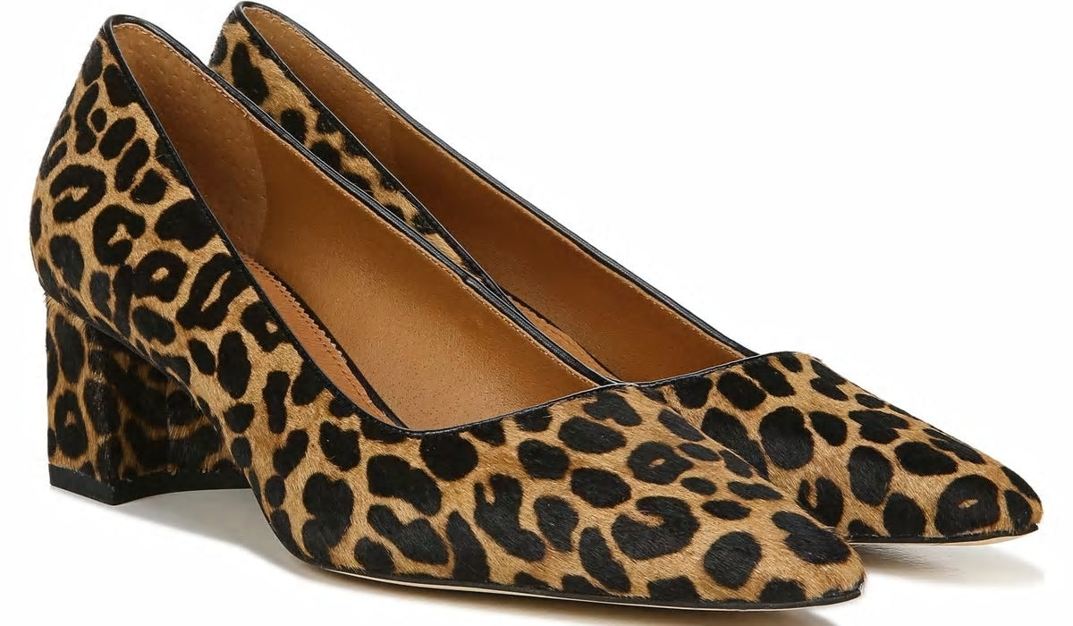 Franco Sarto Sarto Regal 2 Pump Leopard Print Calf Hair