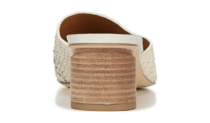 Franco Sarto Sarto Visa 2 Mule Natural Snake Print Leather