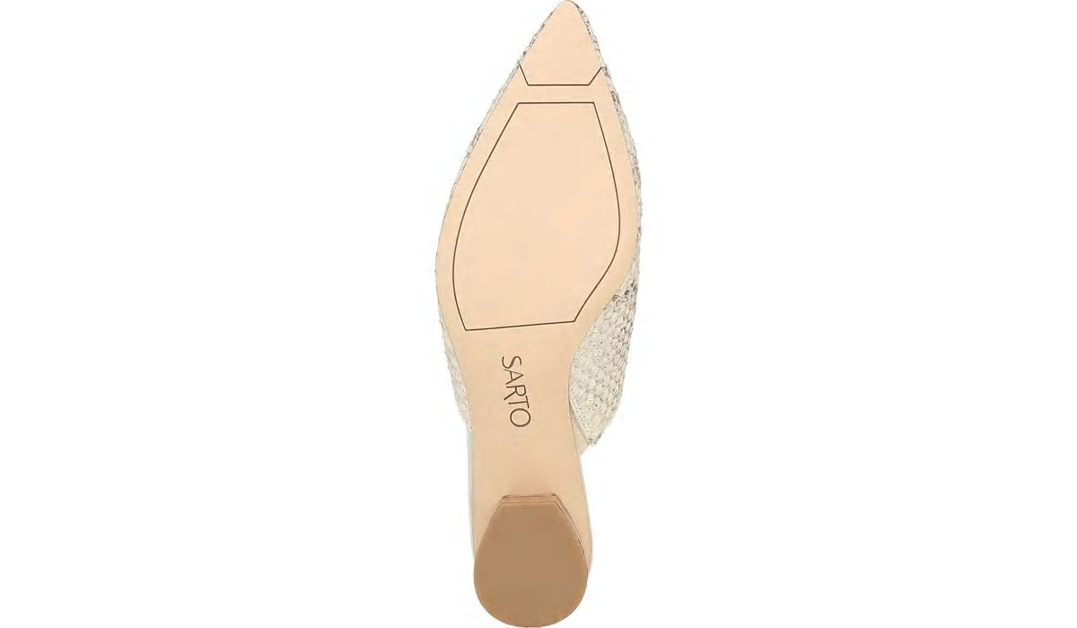 Franco Sarto Sarto Visa 2 Mule Natural Snake Print Leather
