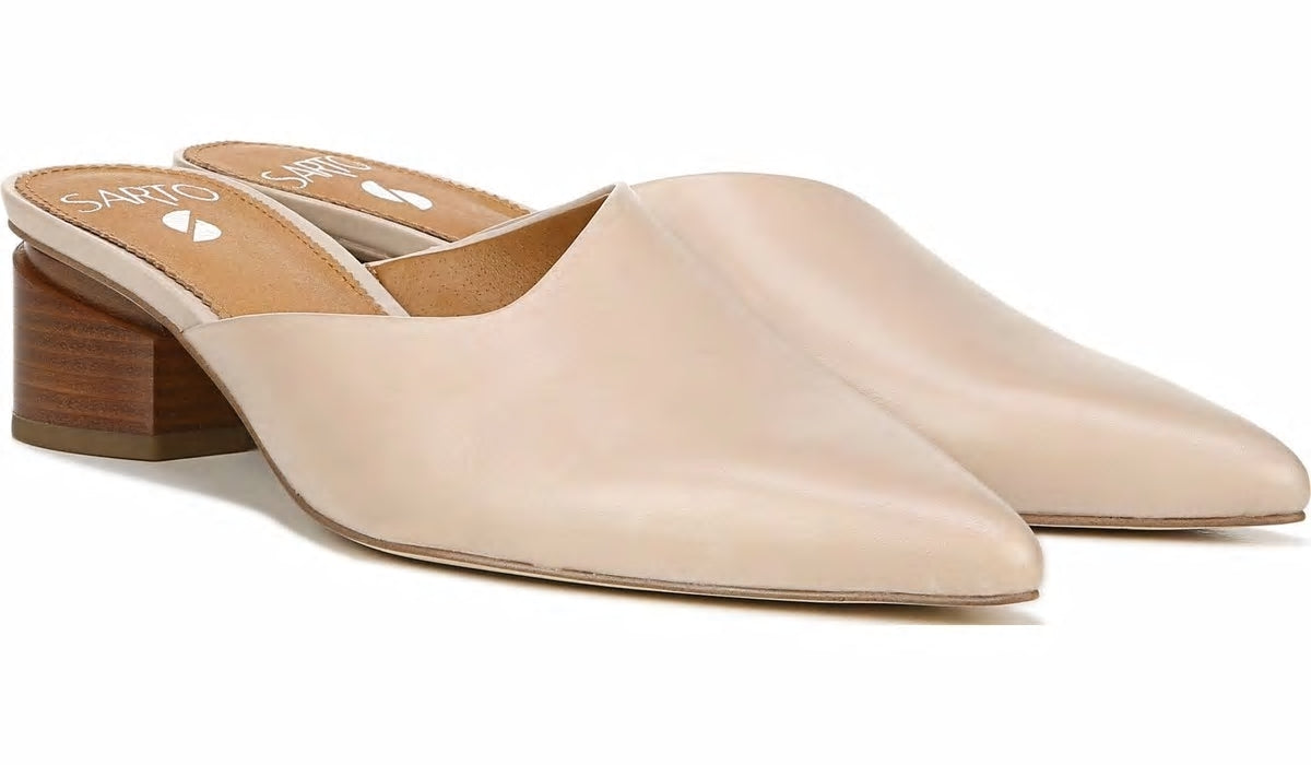 Franco Sarto Sarto Visa Mule Bone Leather