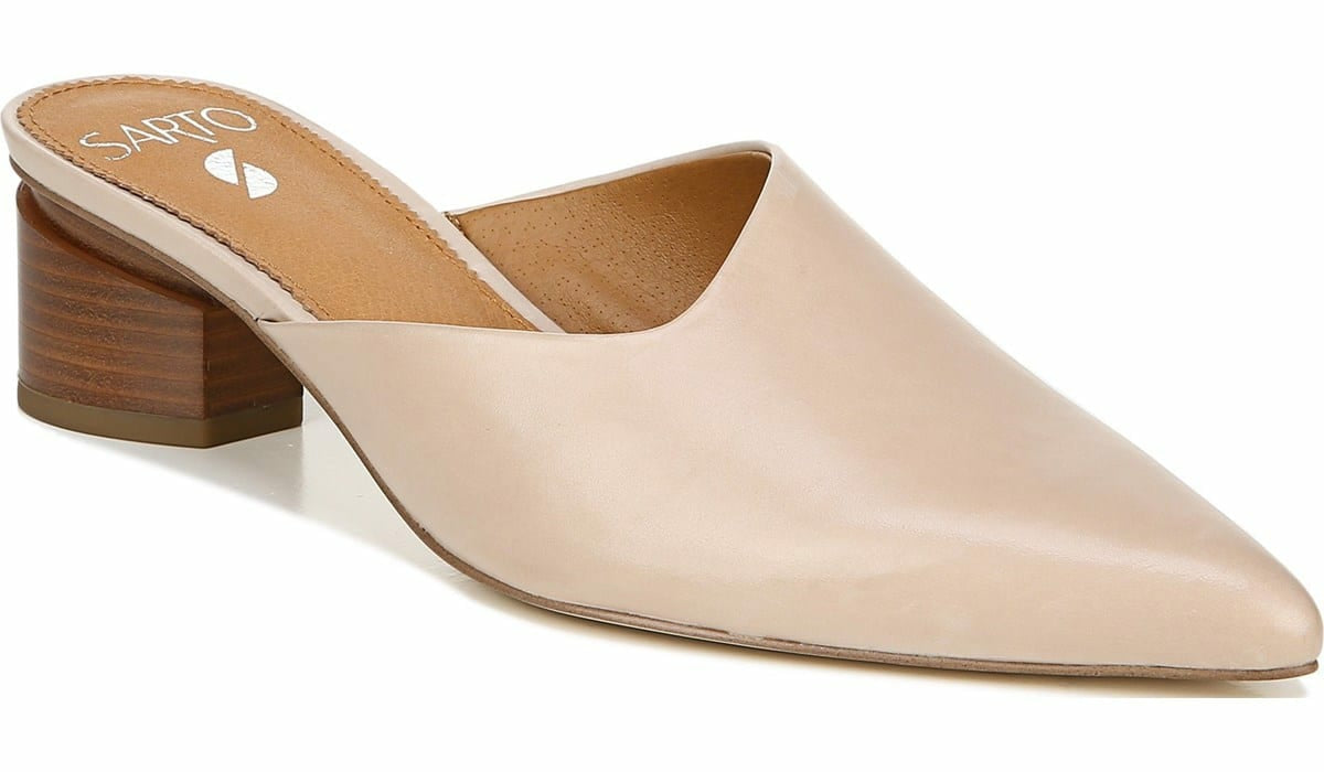 Franco Sarto Sarto Visa Mule Bone Leather