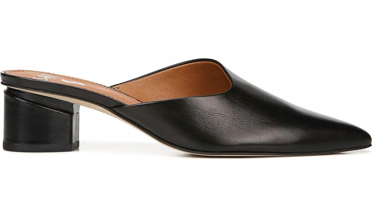 Franco Sarto Sarto Visa Mule Black Leather