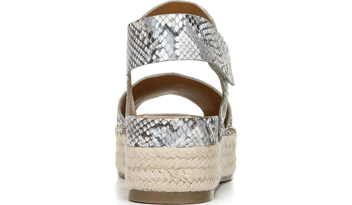 Franco Sarto Sarto Oak Espadrille Sandal Ocean Wave Leather