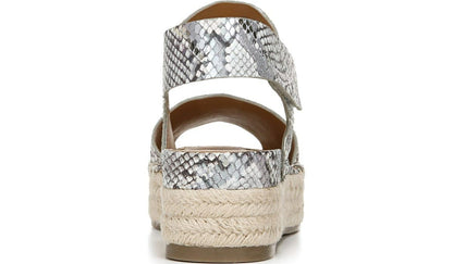 Franco Sarto Sarto Oak Espadrille Sandal Ocean Wave Leather